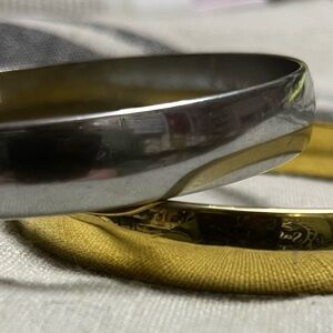 Monet Silver and Gold Tone Bracelets